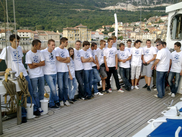 2011. 09. 12. - Početak praktične nastave na školskom brodu za učenike pomorskih škola